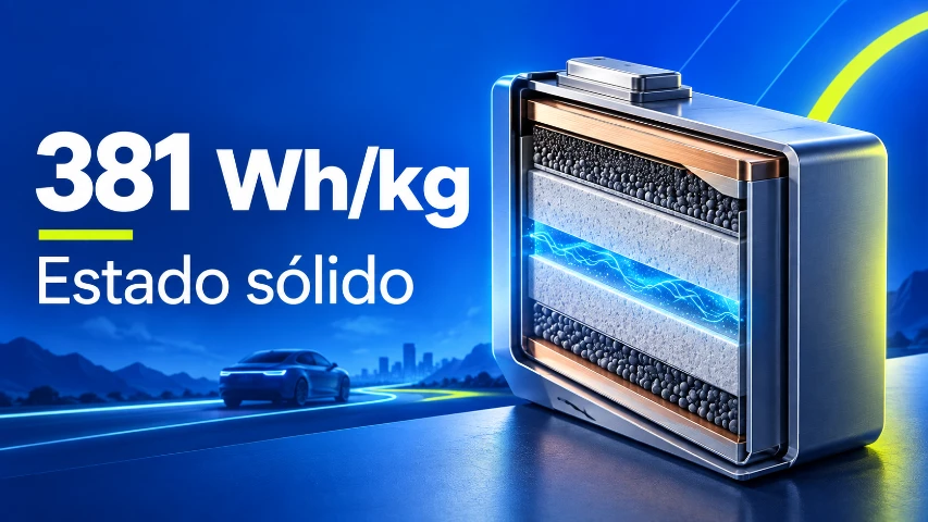 Batería de estado sólido ProLogium Gen 3.5 de 381 Wh/kg